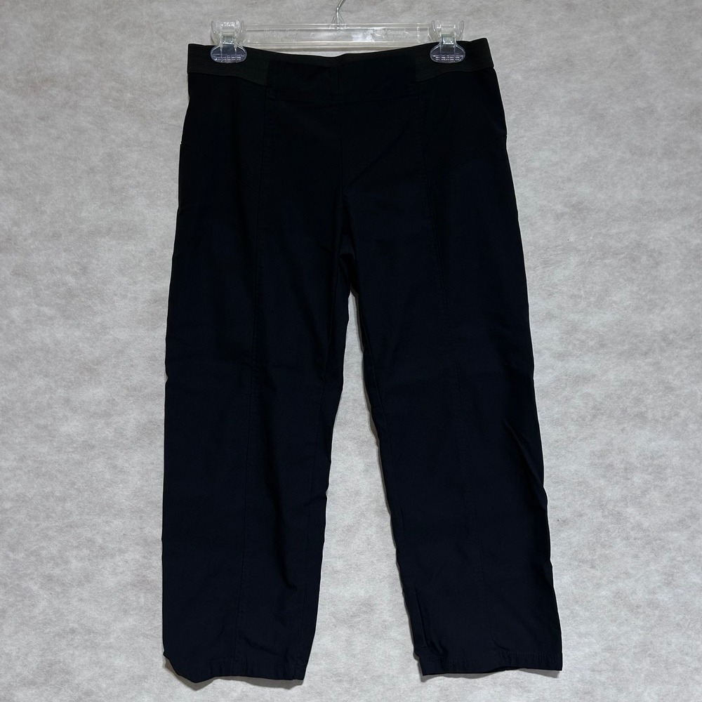 Simply Vera Vera Wang Black Stretch Cropped Pull On Pants SmalOfficecore Capris